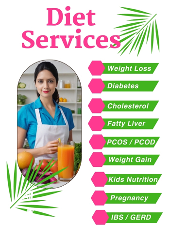 list of services offered by dietitian