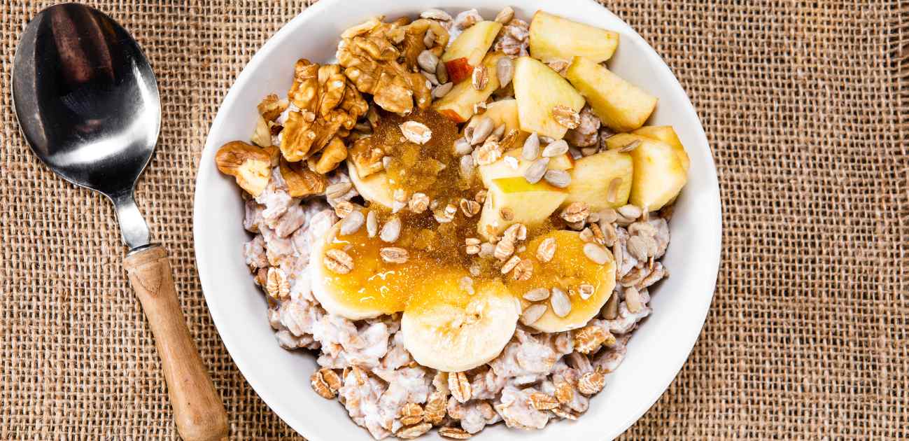 banana and apple porridge