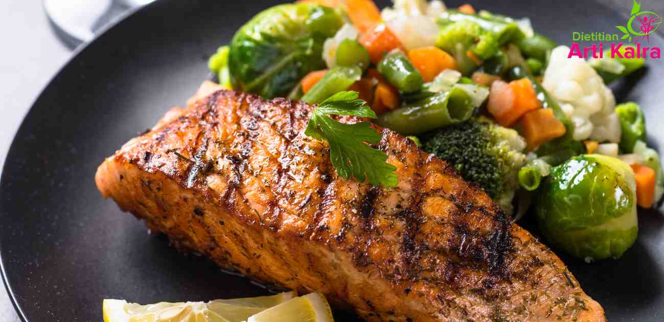 grilled salmon