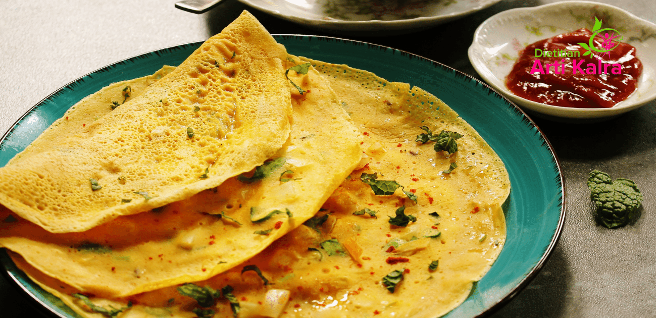 indian vegetable besan cheela