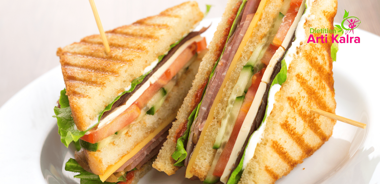 indian vegetable sandwich